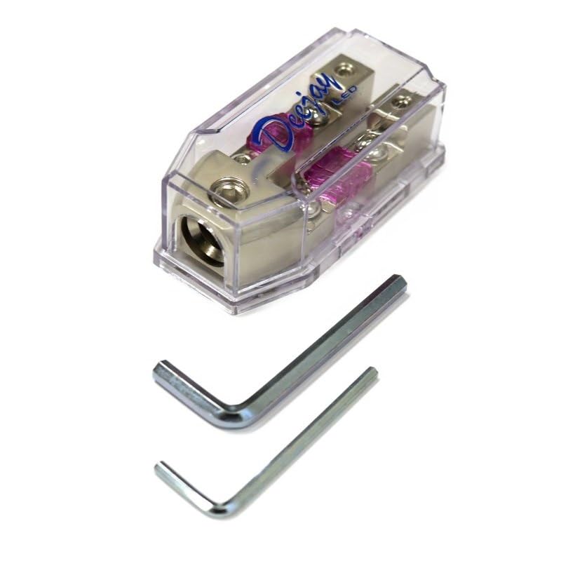 Main power distribution block Includes two ANL premounted fuses of 100 Amps each